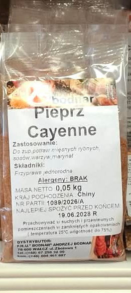 Pieprz Cayenne / Cayennepfeffer 50 g
