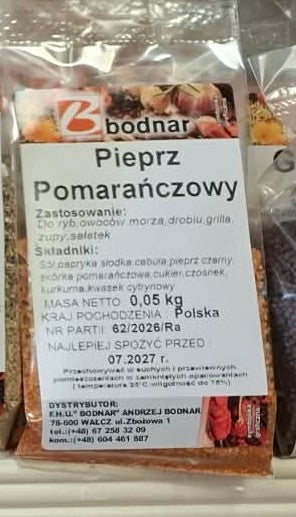 Pieprz pomarańczowy / Orangenpfeffer 50 g