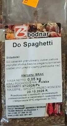 Przyprawa do spaghetti / Spaghetti-Gewürz 50 g